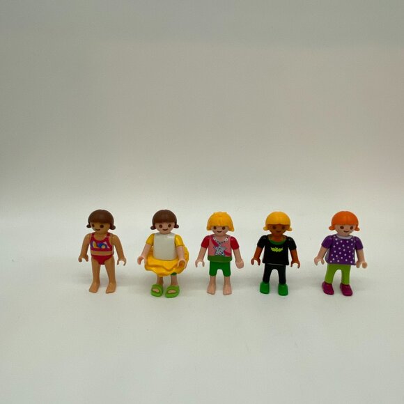 Geobra Playmobil Kids Set of 5 Figurines - Picture 1 of 5